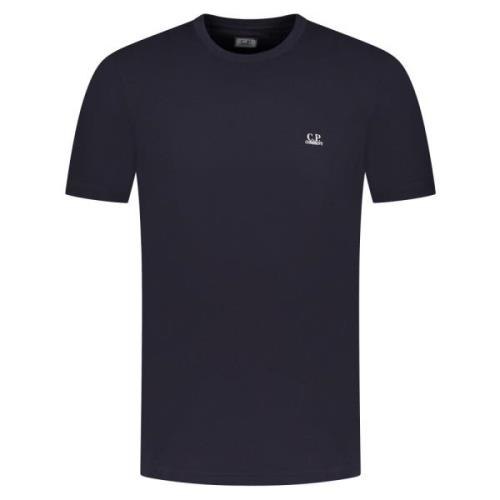 C.p. Company Blå T-shirt från Fw23 Kollektionen Blue, Herr