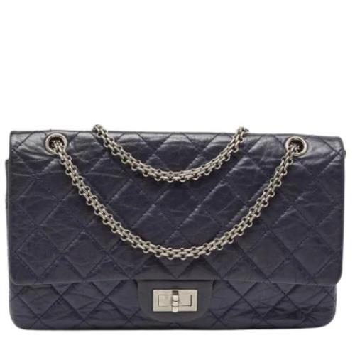 Chanel Vintage Pre-owned Laeder chanel-vskor Blue, Dam