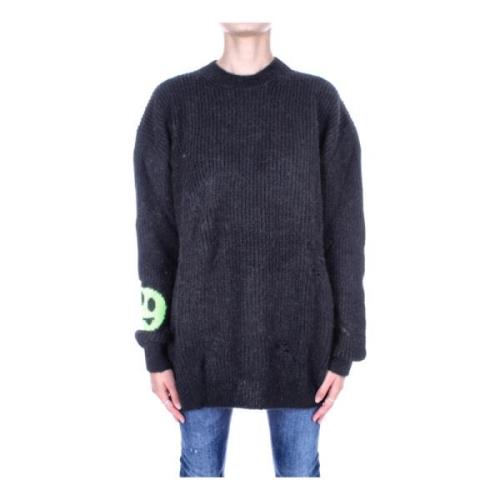 Barrow Svarta Sweaters med Sidologo Black, Dam