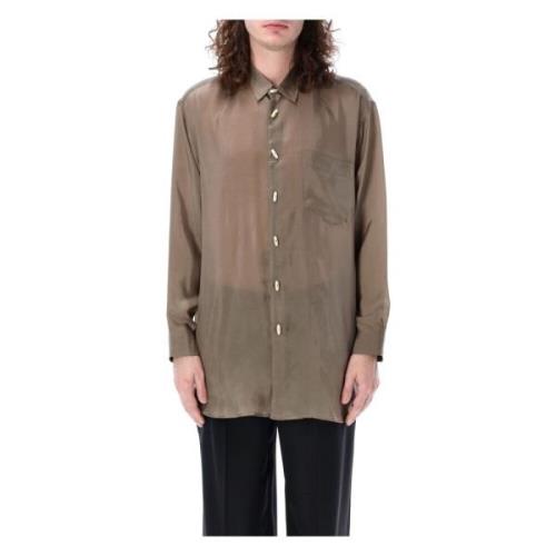 Magliano Chic Oversize Beige Skjorta Beige, Herr