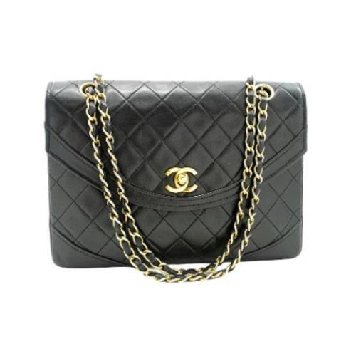 Chanel Vintage Pre-owned Laeder chanel-vskor Black, Dam