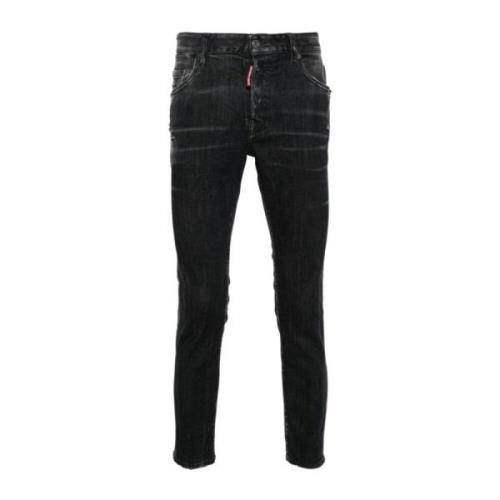 Dsquared2 Byxa 5 Fickor Jeans Black, Herr