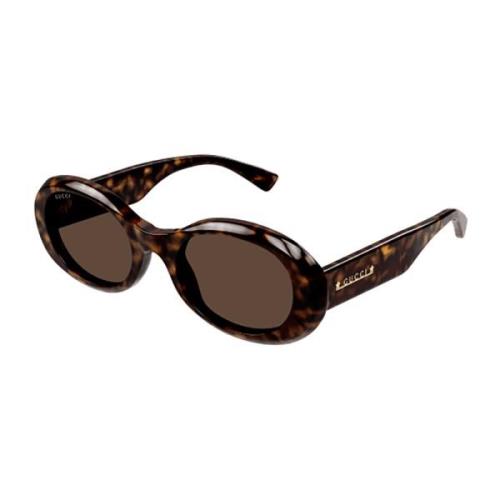 Gucci Bruna solglasögon för kvinnor Brown, Dam
