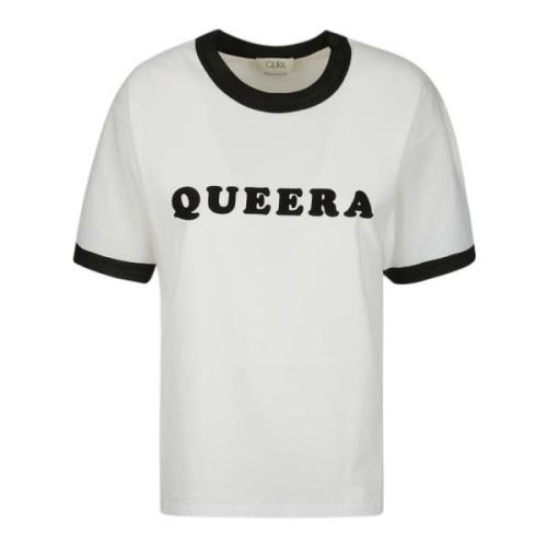 Quira Elegant Queera T-shirt White, Dam
