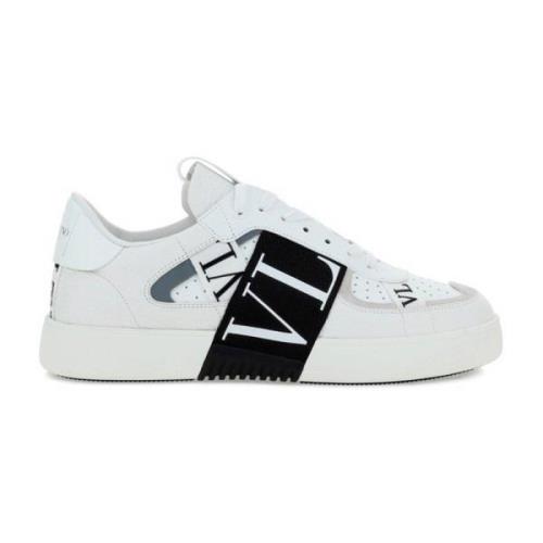 Valentino Garavani Vlnt Läder Sneakers White, Herr