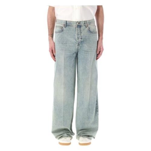 Valentino Garavani Stiliga Oversized Denim Jeans Blue, Herr