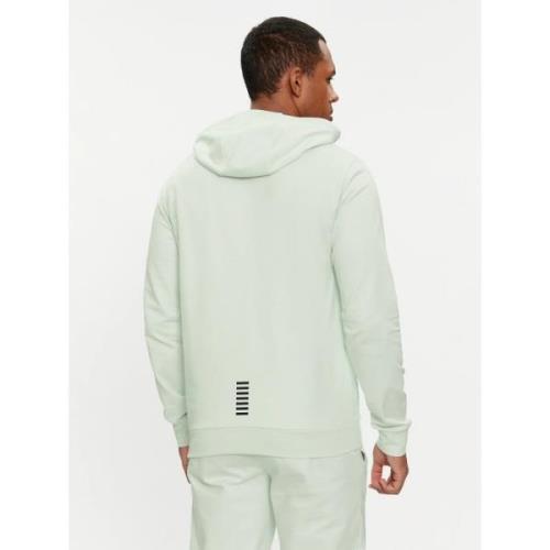 Emporio Armani Herr Core Identity Hoodie i Ljusgrön Green, Herr