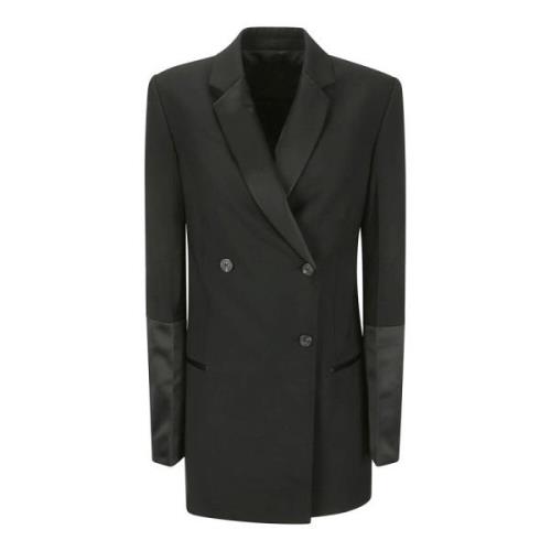 Helmut Lang Stretch Tux Jacka Black, Dam