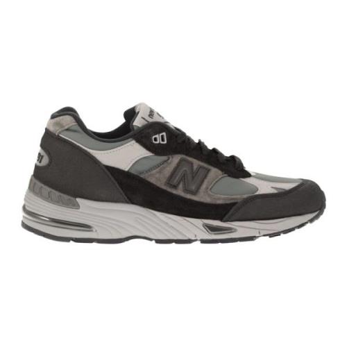 New Balance Klassiska 991 Sneakers med ABZORB-dämpning Black, Herr