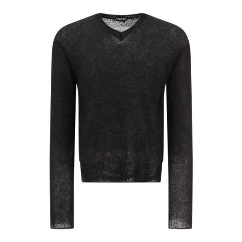 Tom Ford Mohair Sweater Black, Herr