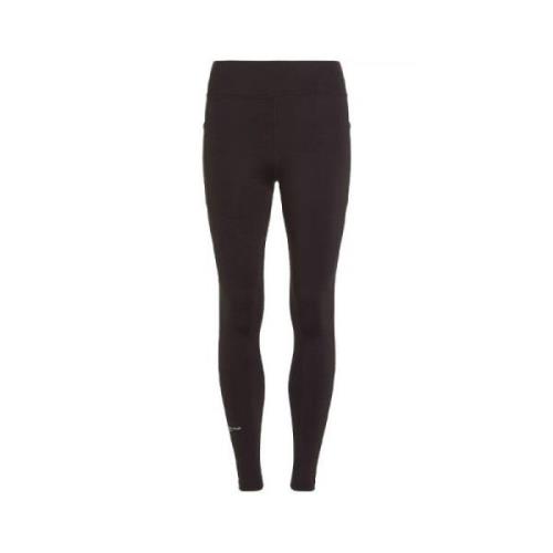 Tommy Hilfiger Stiliga Mini Corporate Leggings Black, Dam