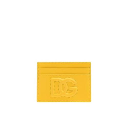 Dolce & Gabbana Stilren Korthållare Yellow, Dam