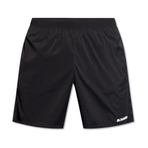 Jil Sander Badshorts Black, Herr