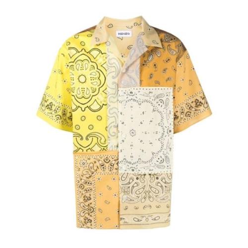 Kenzo Patchwork Skjorta med Bandana Print Multicolor, Herr