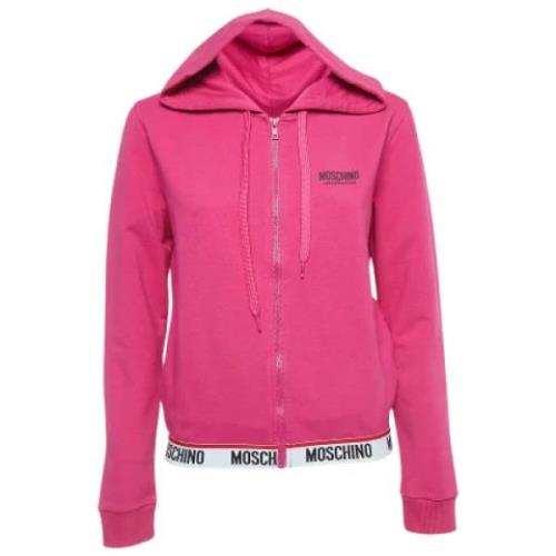 Moschino Pre-Owned Pre-owned Bomull ytterklder Pink, Dam