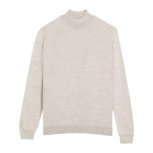 Oscar Jacobson Beige Turtleneck Beige, Herr