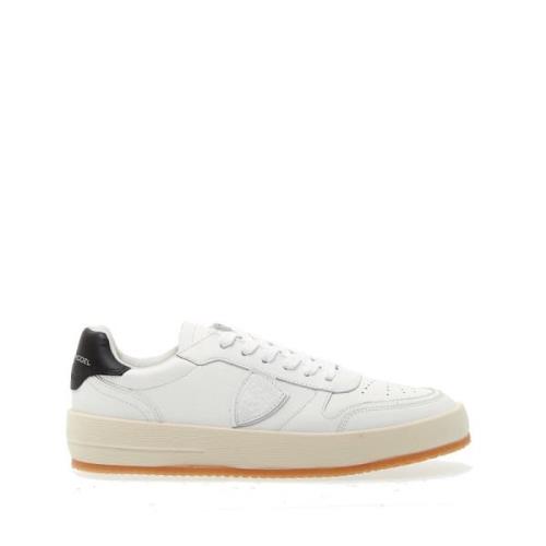 Philippe Model Stiliga Svart och Vit Sneakers White, Herr