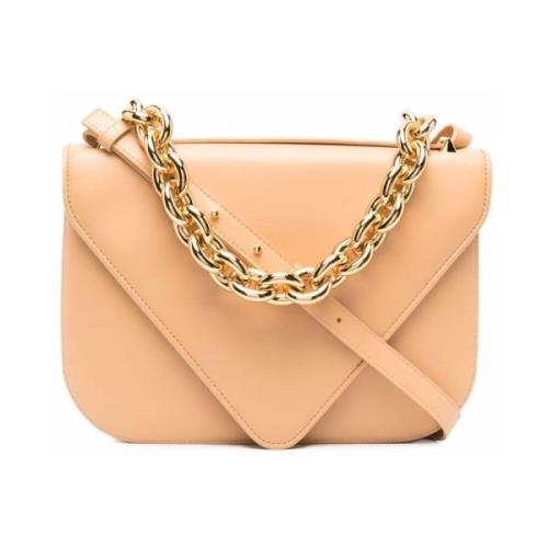 Bottega Veneta Almond Gold Raffaello Väska Beige, Dam