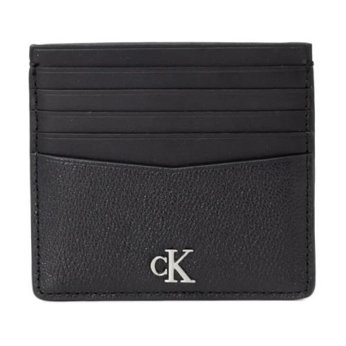 Calvin Klein Herr Plånbok i Läder - Vår/Sommar Kollektion Black, Herr