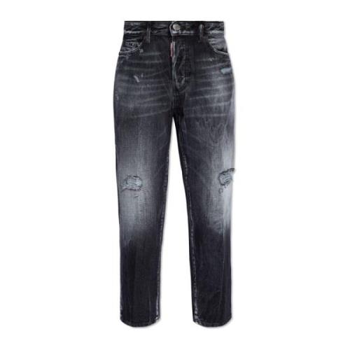 Dsquared2 ‘Boston’ jeans Gray, Dam