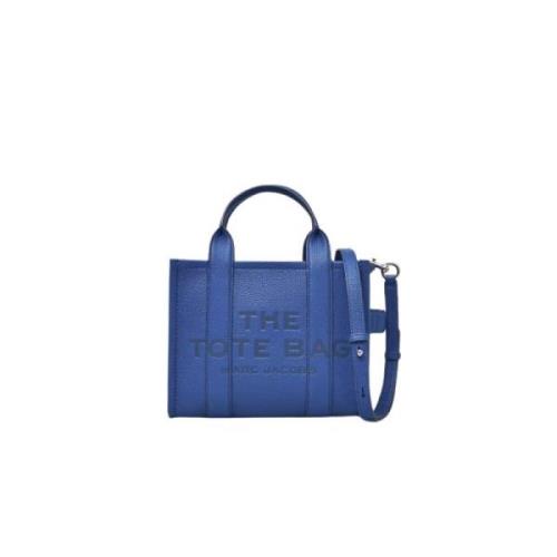 Marc Jacobs Lyxig Liten Tote i Läder Blue, Dam