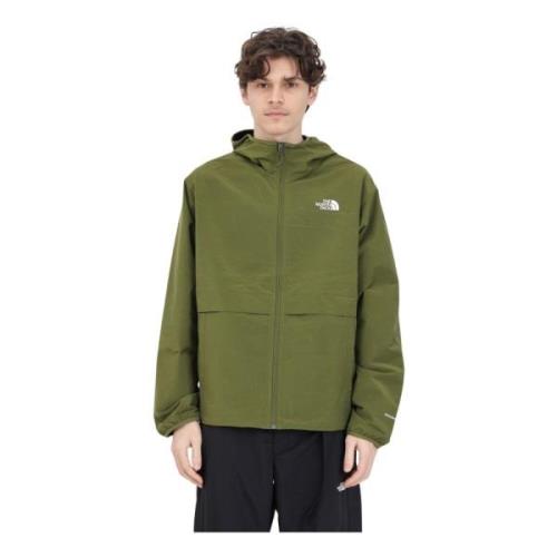 The North Face Skogsgrön vindjacka med logotyp Green, Herr