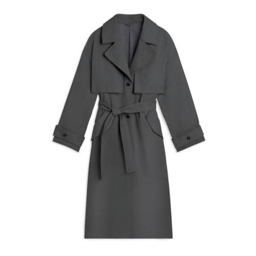 Axel Arigato Vattenavvisande Trenchcoat Gray, Dam