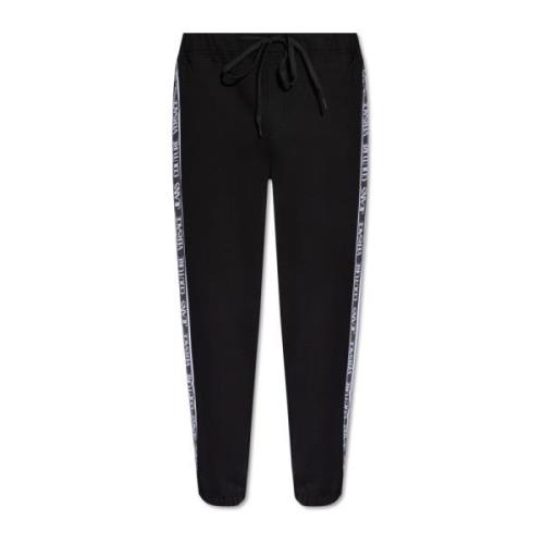 Versace Jeans Couture Bomulls sweatpants Black, Herr