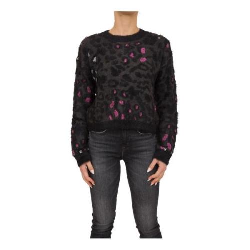 Twinset Vanlig Svart Crewneck Tröja Black, Dam