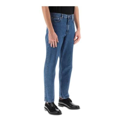 A.p.c. Klassiska Straight Leg Jeans Blue, Herr