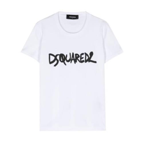 Dsquared2 T-Shirts White, Dam