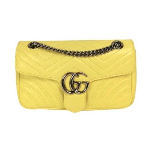 Gucci Vintage Pre-owned Laeder gucci-vskor Yellow, Dam