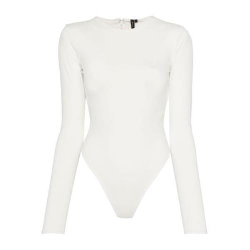 Entire Studios Ris Bodysuit White, Dam