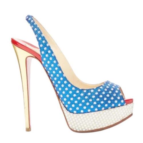 Christian Louboutin Pre-owned Pre-owned Tyg klackskor Multicolor, Dam