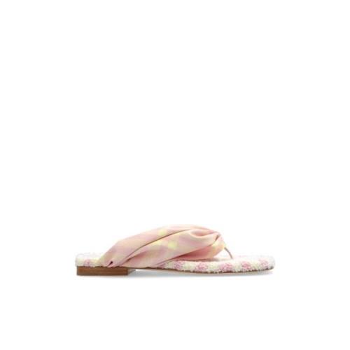 Burberry Pooltofflor Pink, Dam