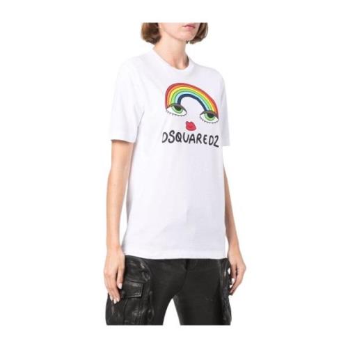 Dsquared2 Dsquared2 T-shirt för kvinnor White, Dam