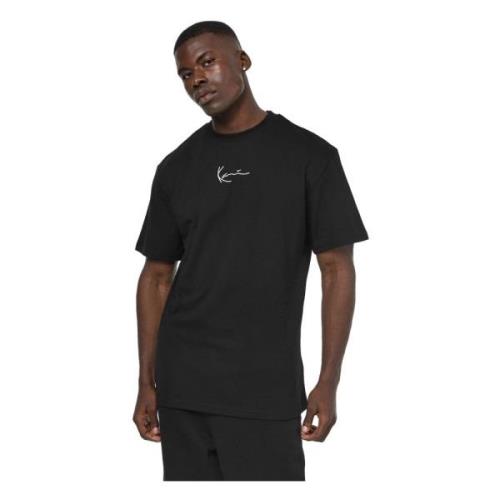 Karl Kani Svart Small Signature Essential Tee Black, Herr