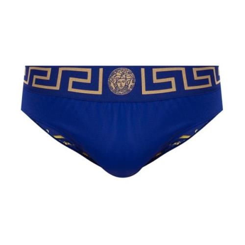 Versace Logo badbyxor Blue, Herr