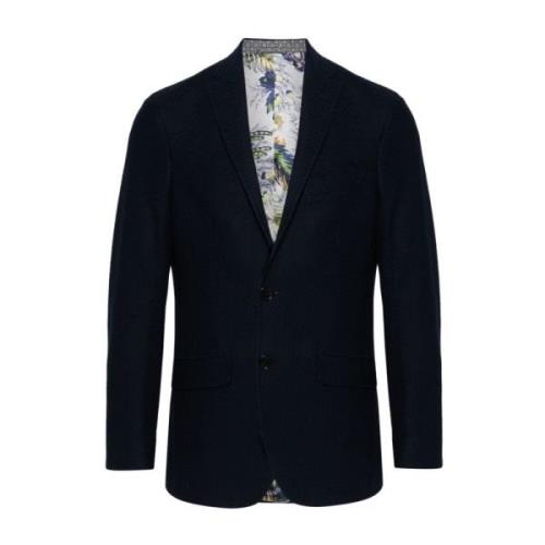 Etro Roma Jersey Jacka Blue, Herr