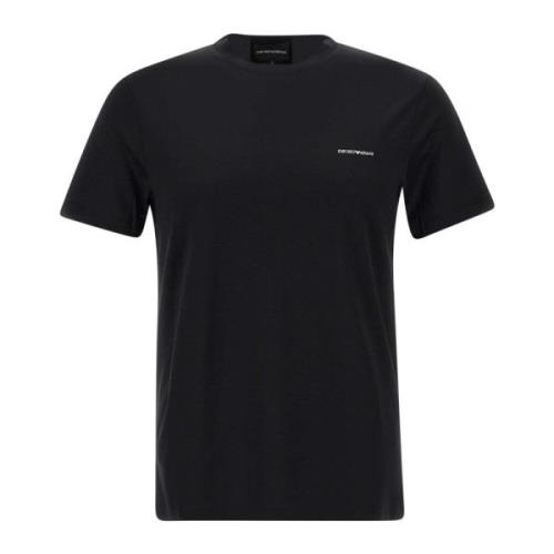 Emporio Armani T-Shirts Black, Herr