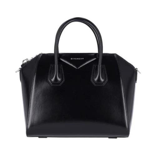 Givenchy Svart Box Calfskin Antigona Väska Black, Dam