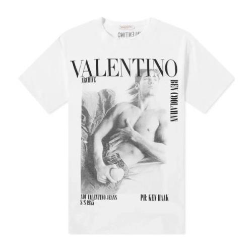 Valentino Arkivtryck T-shirt White, Herr