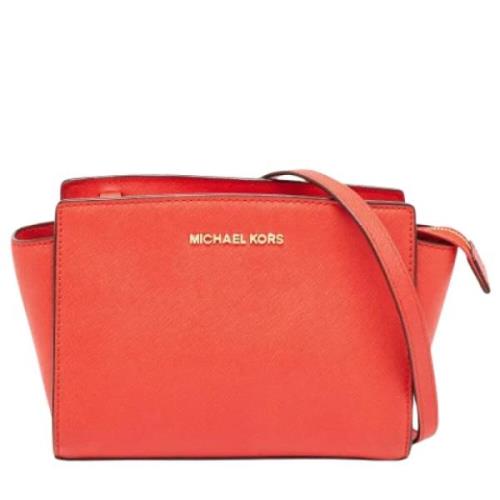 Michael Kors Pre-owned Pre-owned Laeder axelremsvskor Red, Dam