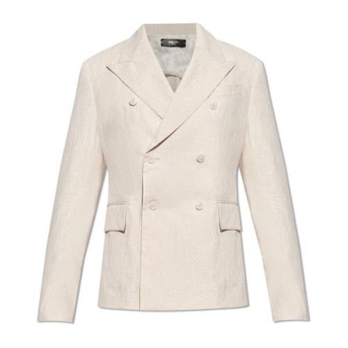 Amiri Glittrande blazer Beige, Herr