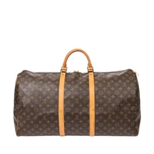 Louis Vuitton Vintage Pre-owned Canvas resvskor Brown, Dam