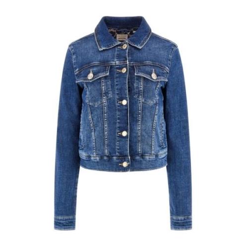 Guess Stretch Denim Jacka - Blå Blue, Dam