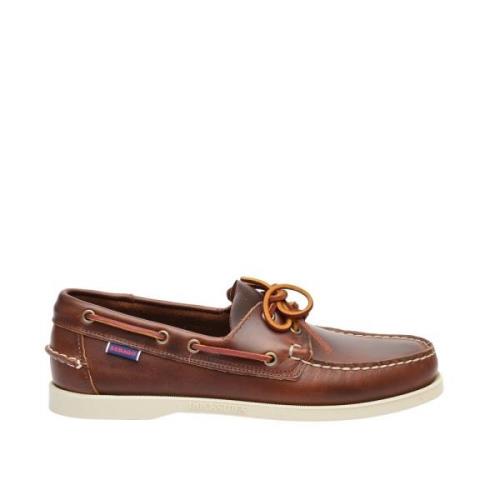 Sebago Brun Läderloafer Brown, Herr