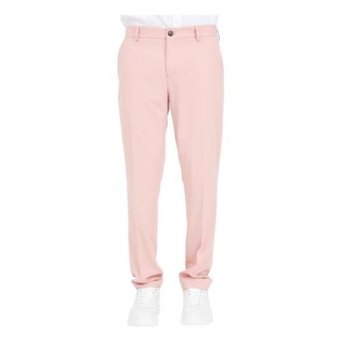 Selected Homme Eleganta herrbyxor med fickor och knappar Pink, Herr