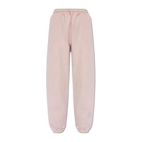 Adidas by Stella McCartney Sweatpants med logotyp Pink, Dam