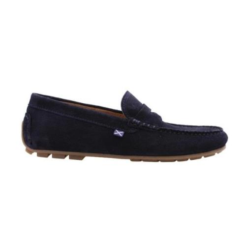 Scapa Klassiska Moccasinskor Blue, Herr